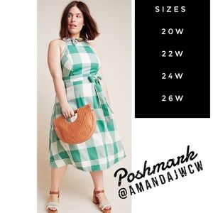 Anthropologie Greta Gingham Dress - NWT